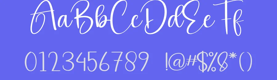 Angela Chubby Calligraphy Font by creativeletter — Script Handwritten Font — thumbnail 3