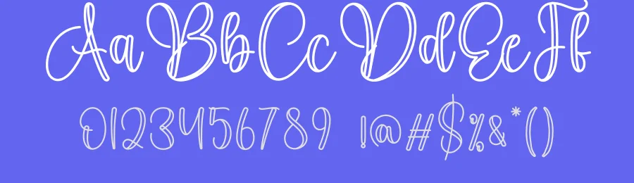 Angela Chubby Style Script Font by creativeletter — Script Handwritten Font — thumbnail 3