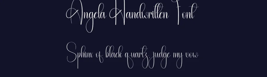 Angela Handwritten Font by andikastudio — Script Handwritten Font — thumbnail 2