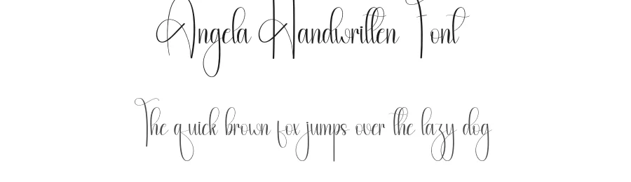 Angela Handwritten Font by andikastudio — Script Handwritten Font