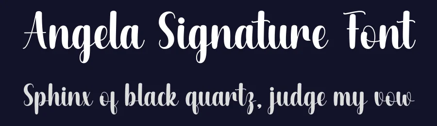 Angela Signature Font by DN Creative — Script Handwritten Font — thumbnail 2