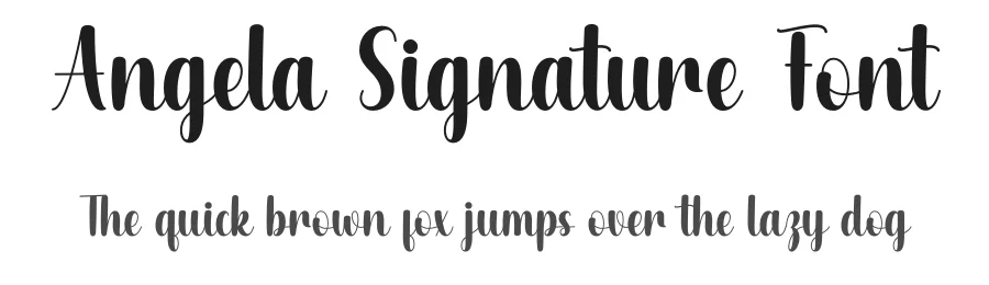 Angela Signature Font by DN Creative — Script Handwritten Font