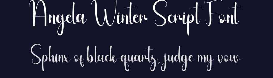 Angela Winter Script Font by andikastudio — Script Handwritten Font — thumbnail 2