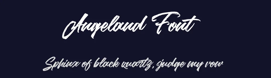 Angeland Font by metafontsy — Script Handwritten Font — thumbnail 2