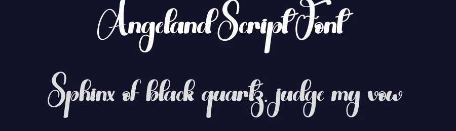 Angeland Script Font by andikastudio — Script Handwritten Font — thumbnail 2
