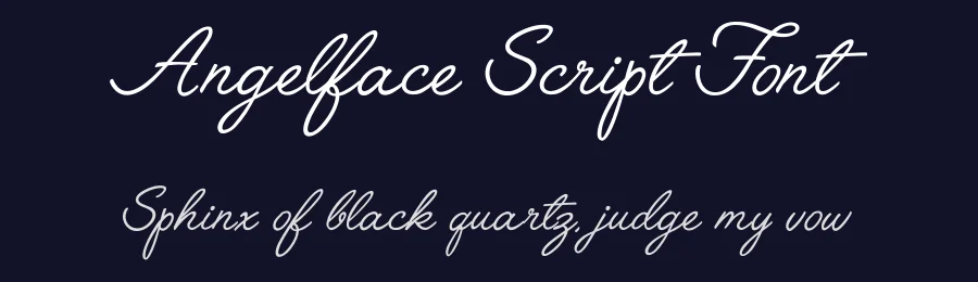 Angelface Script Font by Mario Arturo — Script Handwritten Font — thumbnail 2