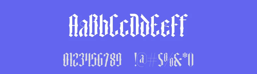 Angelic Glimstone – Blackletter Font by timelesstype.co — Blackletter Font — thumbnail 3