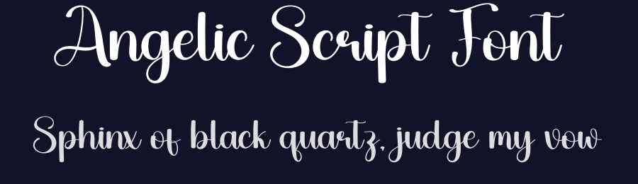 Angelic Script Font by creativeletter — Script Handwritten Font — thumbnail 2