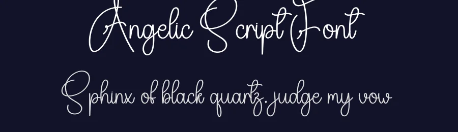 Angelic Script Font by creativeletter — Script Handwritten Font — thumbnail 2