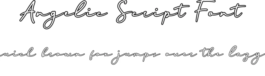 Angelic Script Font by andikastudio — Script Handwritten Font