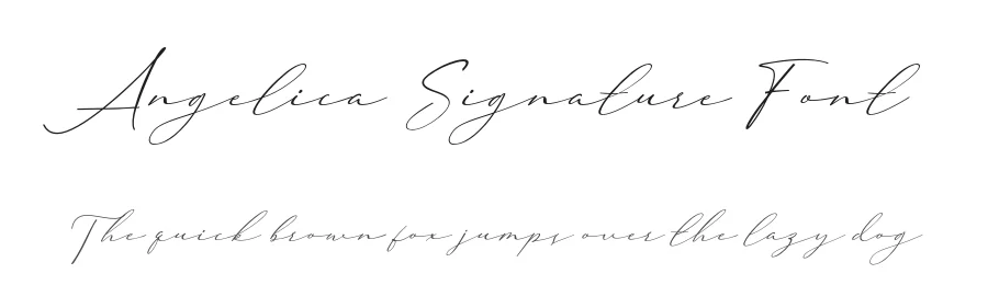 Angelica Signature Font by Koplexsstudio β Script Handwritten Font