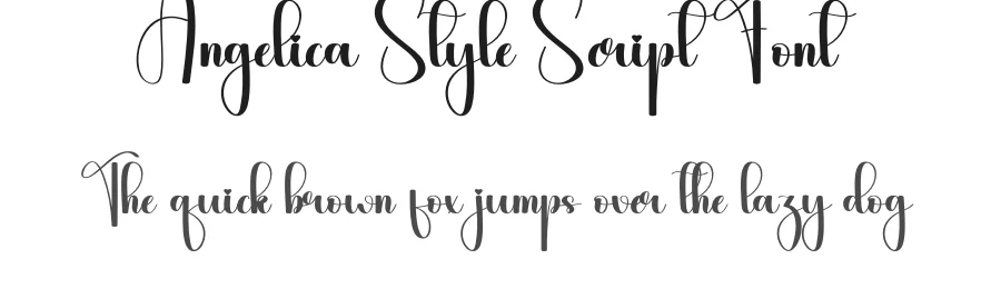 Angelica Style Script Font by andikastudio — Script Handwritten Font