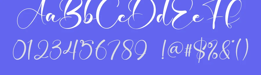 Angelina Decoration Script Font by creativeletter — Script Handwritten Font — thumbnail 3