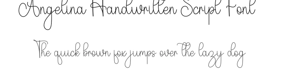 Angelina Handwritten Script Font by inermediaSTUDIO — Script Handwritten Font