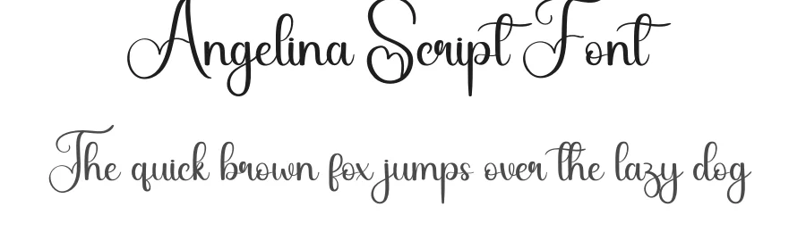 Angelina Script Font by creativeletter — Script Handwritten Font