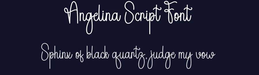 Angelina Script Font by andikastudio — Script Handwritten Font — thumbnail 2
