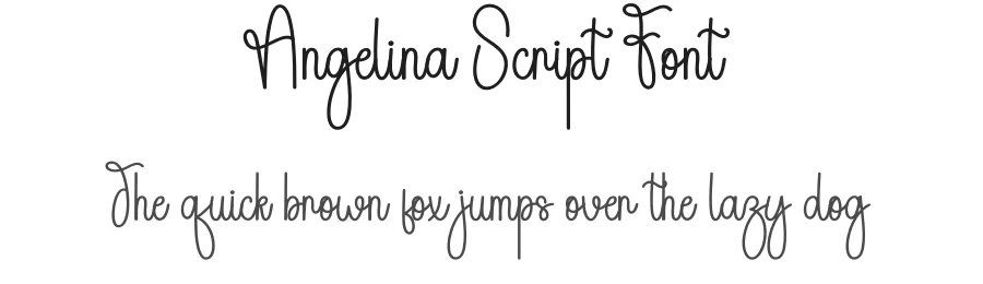 Angelina Script Font by andikastudio — Script Handwritten Font
