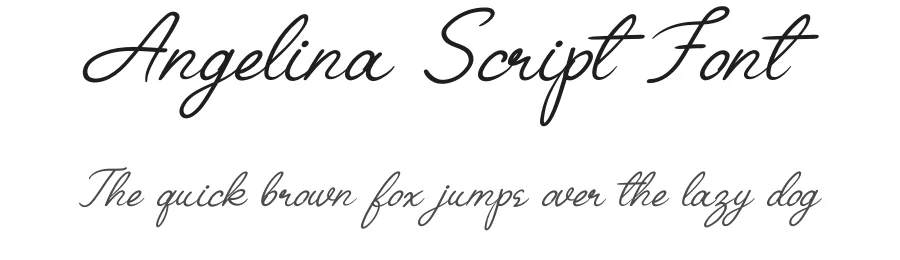 Angelina Script Font by andikastudio — Script Handwritten Font