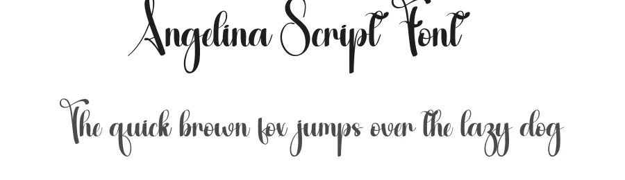 Angelina Script Font by andikastudio — Script Handwritten Font