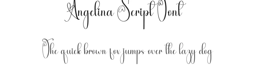 Angelina Script Font by andikastudio — Script Handwritten Font