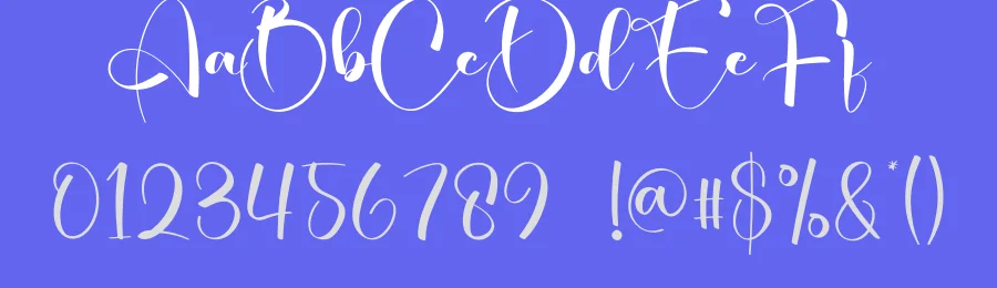 Angelina Script Handwritten Font by creativeletter — Script Handwritten Font — thumbnail 3