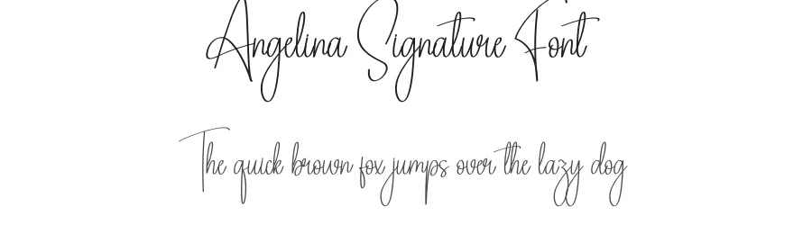 Angelina Signature Font by creativeletter — Script Handwritten Font