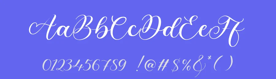 Angelinea Elegant Calligraphy Font by balpirick — Script Handwritten Font — thumbnail 3