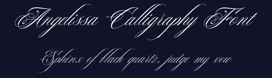 Angelissa Calligraphy Font by Rockboy Studio — Script Handwritten Font — thumbnail 2