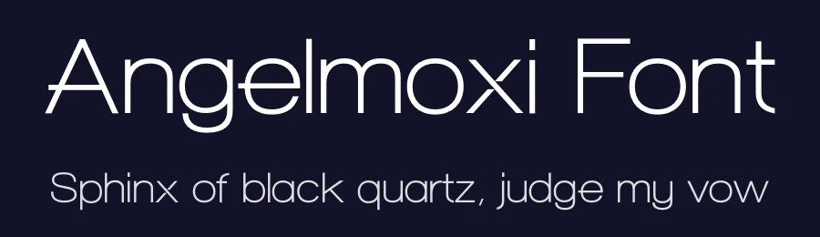 Angelmoxi Font by Matt Chansky — Sans Serif Font — thumbnail 2