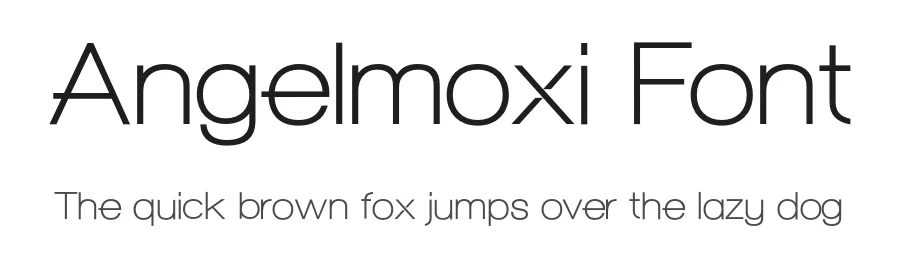 Angelmoxi Font by Matt Chansky — Sans Serif Font