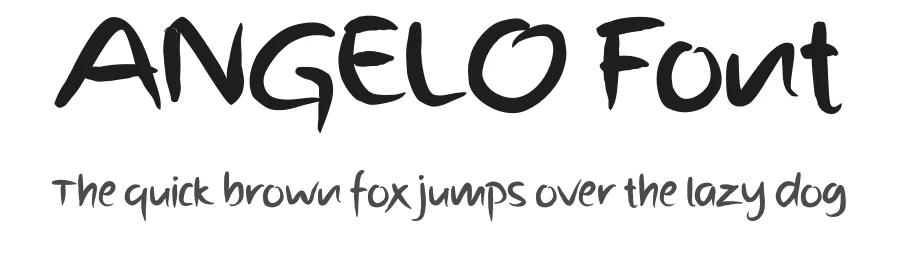 ANGELO Font by fontfabrica β Display Font