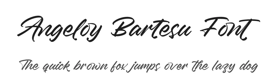 Angeloy Bartesu Font by letterenastudios — Script Handwritten Font