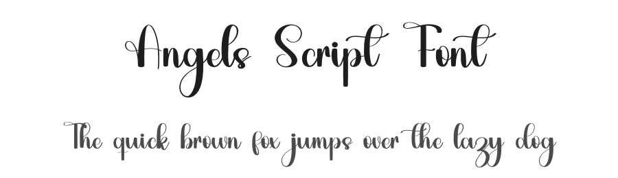 Angels Script Font by inermediaSTUDIO — Script Handwritten Font