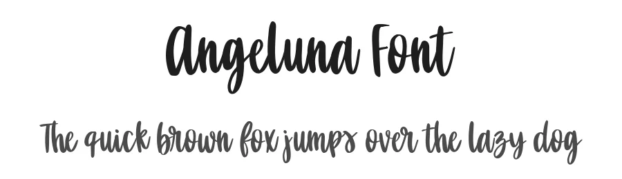 Angeluna Font by metafontsy — Script Handwritten Font