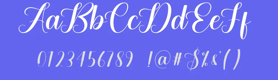 Angelwings Script Font by creativeletter — Script Handwritten Font — thumbnail 3