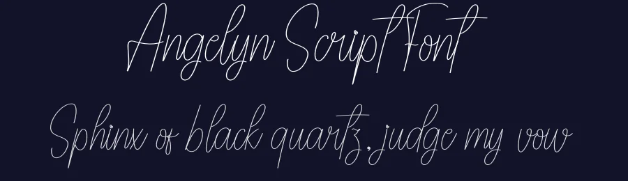 Angelyn Script Font by creativeletter — Script Handwritten Font — thumbnail 2
