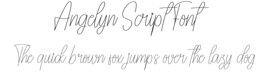 Angelyn Script Font by creativeletter — Script Handwritten Font