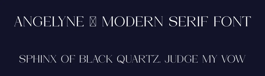 Angelyne – Modern Serif Font by SURATMI — Serif Font — thumbnail 2