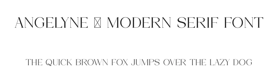 Angelyne – Modern Serif Font by SURATMI — Serif Font