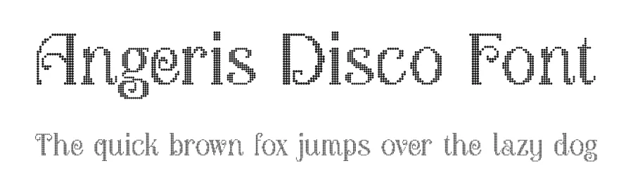 Angeris Disco Font by craftsupplyco — Display Font