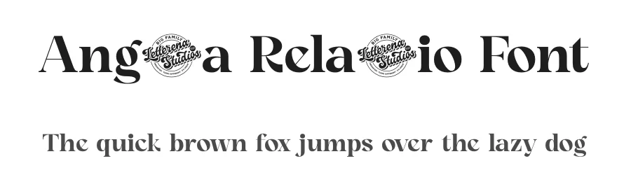 Angfia Relaftio Font by letterenastudios — Serif Font