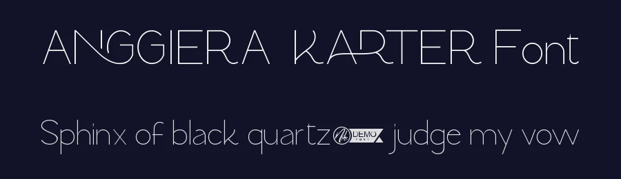 Anggiera Karter Font by nihstudio — Display Font — thumbnail 2