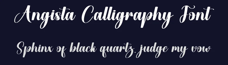 Angista Calligraphy Font by creativeletter — Script Handwritten Font — thumbnail 2