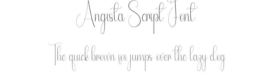 Angista Script Font by andikastudio — Script Handwritten Font