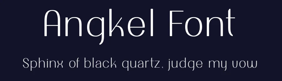 Angkel Font by Rismatype — Sans Serif Font — thumbnail 2