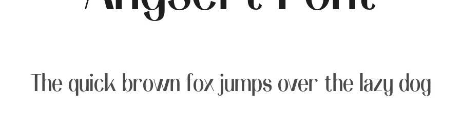 Angsert Font by ibracreative — Sans Serif Font