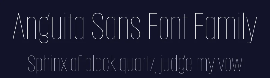 Anguita Sans Font Family by Latinotype — Sans Serif Font — thumbnail 2