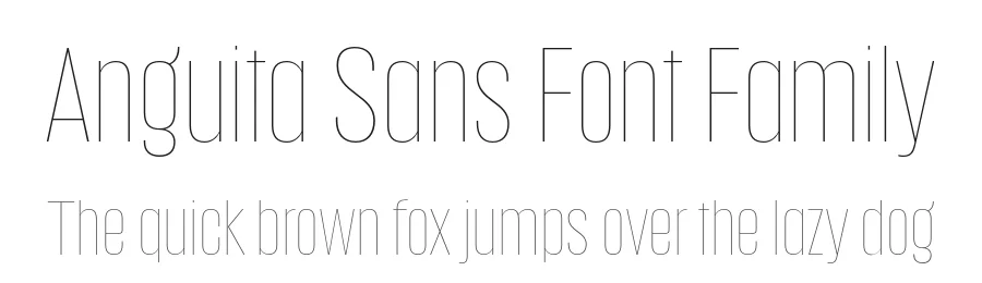 Anguita Sans Font Family by Latinotype — Sans Serif Font