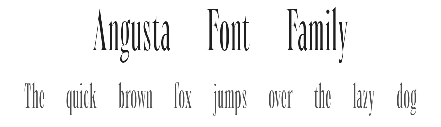Angusta Font Family by The Northern Block — Decorative Font