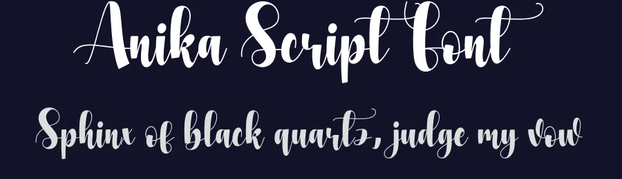 Anika Script Font by creativeletter — Script Handwritten Font — thumbnail 2